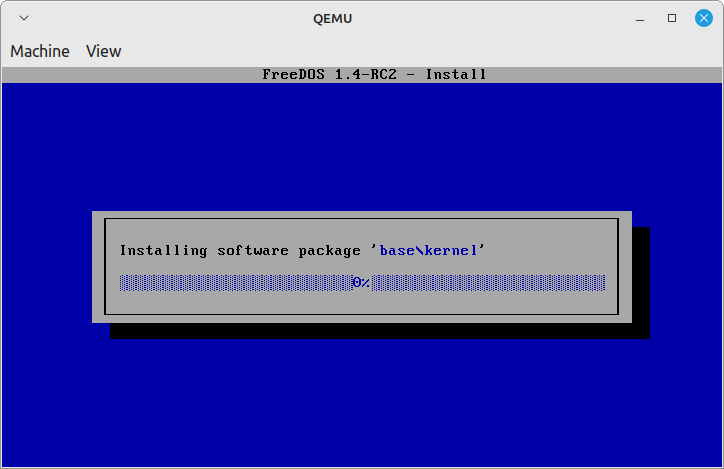 Install FreeDOS Software