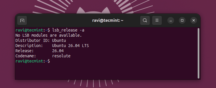 Confirm Ubuntu Release and Kernel