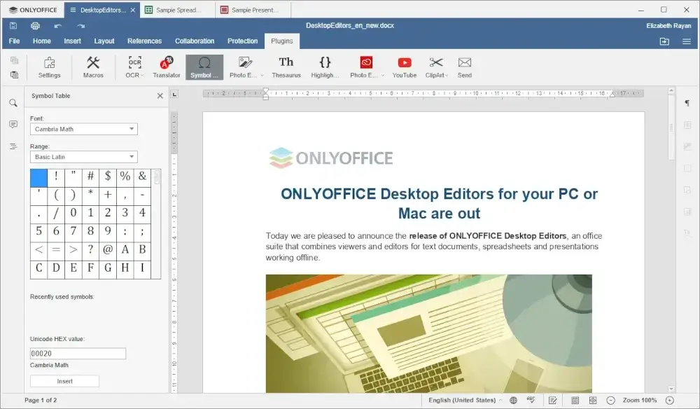 ONLYOFFICE Desktop Editors