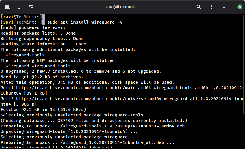 So installieren Sie WireGuard VPN + Web UI unter Ubuntu So installieren Sie WireGuard VPN + Web UI unter Ubuntu