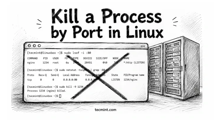 Kill a Process Using a Port in Linux