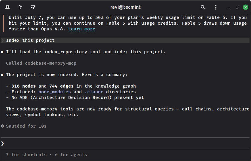 Analyze the Indexing Summary
