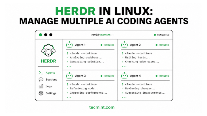 herdr Run AI Coding Agents in Linux Terminal