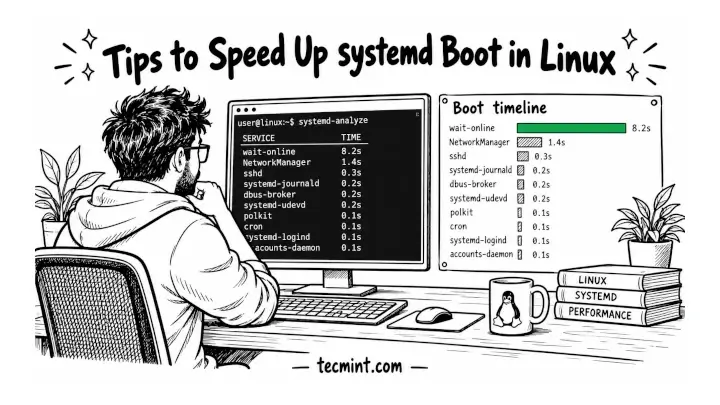 Tips to Speed Up systemd Boot Time in Linux